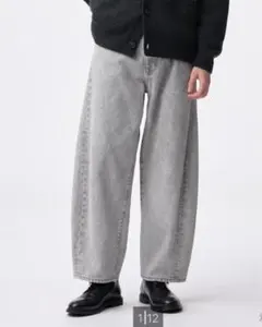 ジーユー バレルレッグジーンズ 28インチ