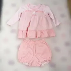 メゾピアノ mezzo piano ピンク セットアップ 80