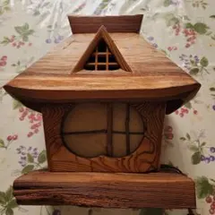 木製 行灯型 照明器具 アンティーク雑貨 - メルカリ