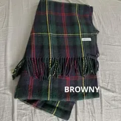 BROWNYタータンチェックストール