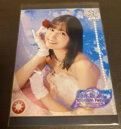 乃木フェス 乃木坂46 五百城茉央 プリントカード 花嫁 8.5周年1弾 乃木坂46 五百城茉央 プリントカード 乃木フェス 8.5周年 ウェディング