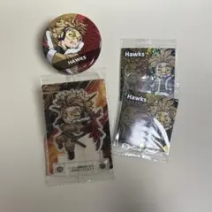 僕のヒーローアカデミア　ホークス　バッジ・アクリルスタンド・ステッカーセット