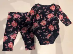 GAP 花柄ロンパース 6-12ヶ月　70cm