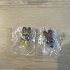 ズートピア2 めじるしジュディ・ホップス ミニフィギュア 2種セット