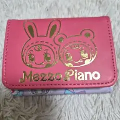 mezzo piano メゾピアノ ミニ財布 ピンク