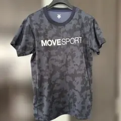 【美品】DESCENTE デサント Tシャツ メンズ M ネイビー