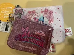 即日発送　パルパルーザ　ミニーマウス ラメポーチ