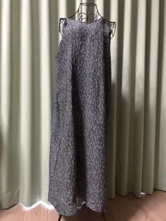 着物リメイクキャミソールロングワンピース