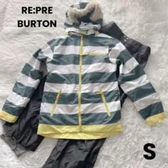 リプリ バートン スノボウェア スキー 上下セット グレー S レディース