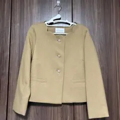 【試着のみ/Couture Brooch】ノーカラージャケットのサムネイル