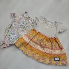 ワンピース 2枚セット80cm