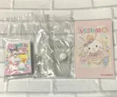 サンリオ　メルちゃん　いちご新聞50周年豆ガシャノート　& ステッカー