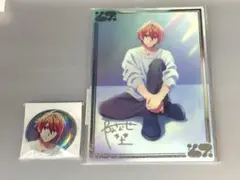 アイドリッシュセブン アイナナ　アニナナ展　七瀬陸　缶バッジ　ビジュアルカード