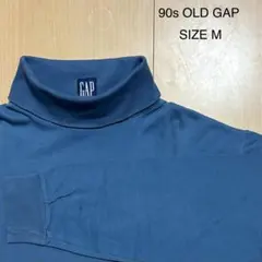 90s OLD GAP ギャップ タートルネック カットソー 長袖 古着 M