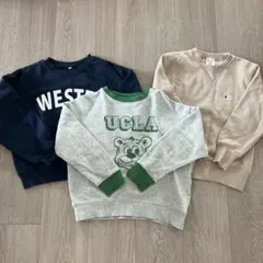 男の子　130 スウェット　セット販売