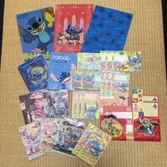 スティッチ　レターセット　ファイル　ノート　まとめ売り　平成　ディズニー