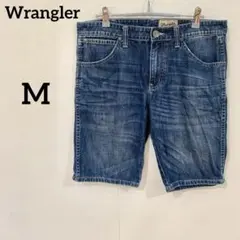 【Wrangler】デニムショートパンツ ハーフパンツ インディゴ W32のサムネイル