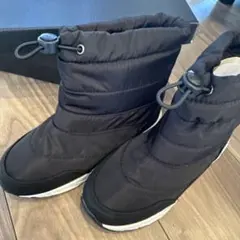 ブラック スノーブーツ 22.0