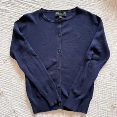 agnès b. ENFANT ネイビー ニットカーディガン 8ans