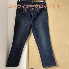 エドウィン レディース デニムパンツ クロップド丈