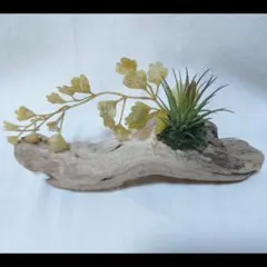 置物 流木 造花 インテリア フェイクグリーン