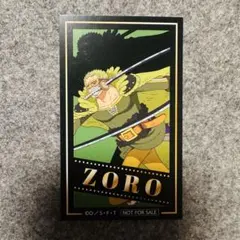 ONE PIECE ロロノア・ゾロ 特典 イラストカード