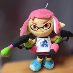 Splatoon 2（スプラトゥーン2）ガール（S）ぬいぐるみ　高さ23㌢