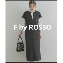 アーバンリサーチロッソ　ツイルジャージジャンパーワンピース　ジャンパースカート