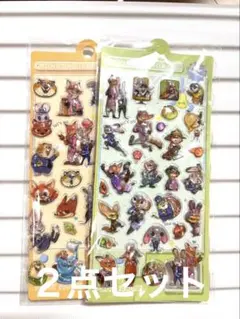 ズートピア　ボンボンウォーターシール２点セット