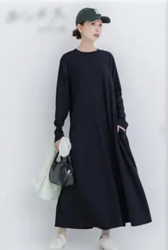 cocaブラックAラインワンピースM