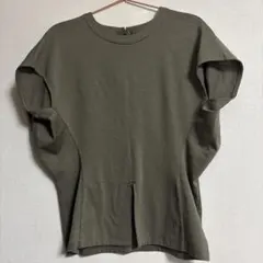 【美品】プライドPRIDE フロントスリットカットソートップス38のサムネイル