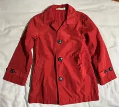BACK NUMBER KIDS トレンチコート 赤 120cm キッズ
