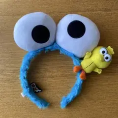 USJ クッキーモンスター カチューシャ　セサミストリート　ブルー