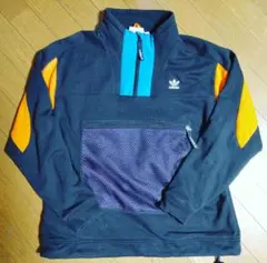 最終値下adidas アノラック ハーフジップトレーナー