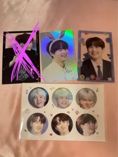 ユンギ  シール  ステッカー  カード