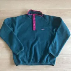 patagonia USA製 シンチラ スナップT フリース 三角タグ 80s