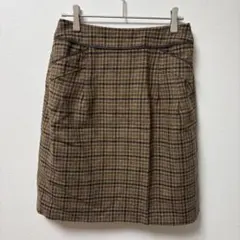 J.PRESS（ジェイ・プレス） チェック柄 スカート ミニスカート 伝統的