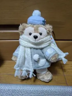 ダンシングスノーフレークス　ダッフィー　ぬいぐるみバッジ