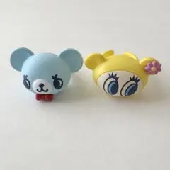 エンジェルブルー/ポンポネット リングセット