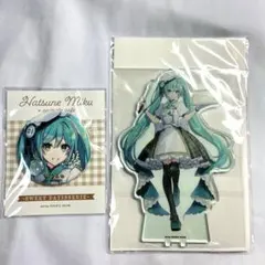 初音ミク マジカルミライ アニメイトカフェ アクリルスタンド 缶バッジ