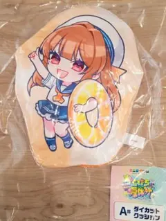 カラフルピーチ　エニマイくじ　A賞　ダイカットクッション　えとさん