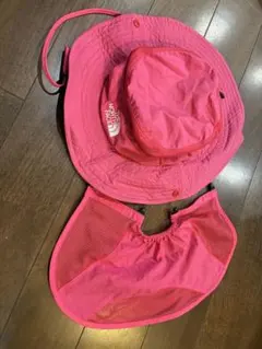 THE NORTH FACE ピンク キッズハット バケットハット