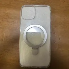 iPhone13用クリアケース マグネットスタンド付き