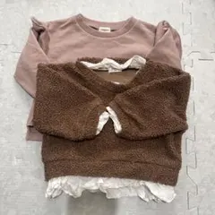 90cm 女の子　長袖　トップス　まとめ売り