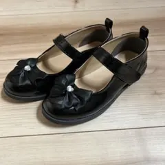 リボン付き　フォーマルシューズ 19.0cm