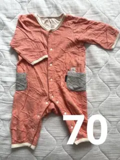 コンビミニ ロンパース カバーオール 70