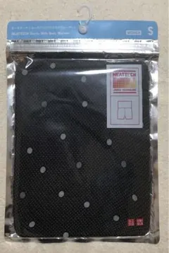 ユニクロ ヒートテック ウエストウォーマー ショートパンツSブラック 新品 水玉