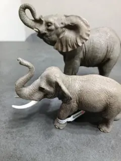 Schleich 象 フィギュア 2体セット