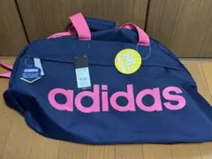 adidas ボストンバッグ ネイビー/ピンク 38L