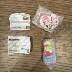 エスターバニー カプセルトイ 2個　めじるしアクセサリー、チャーム　マイメロ